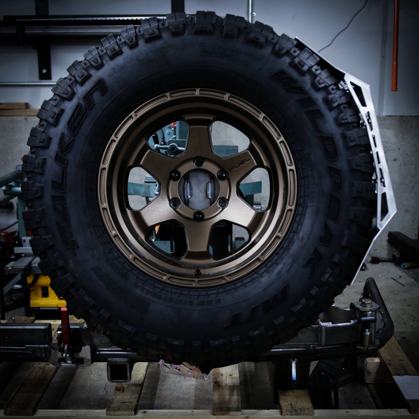 Spare Tire Molle Panel Accessory Mount