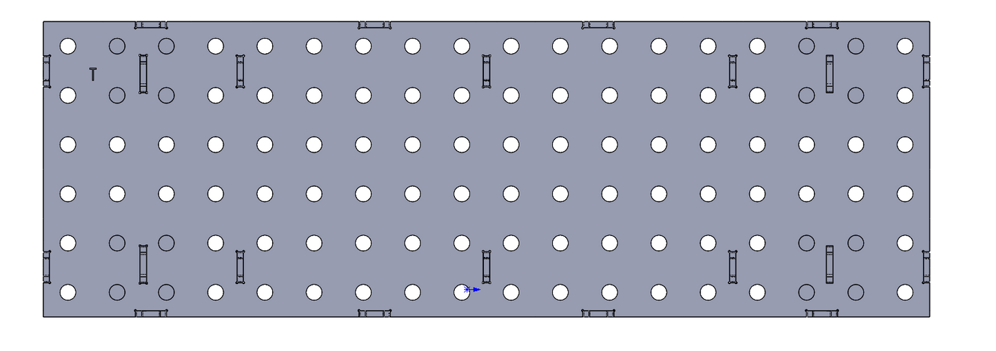 12" x 36" x 6" Modular Fixture Table