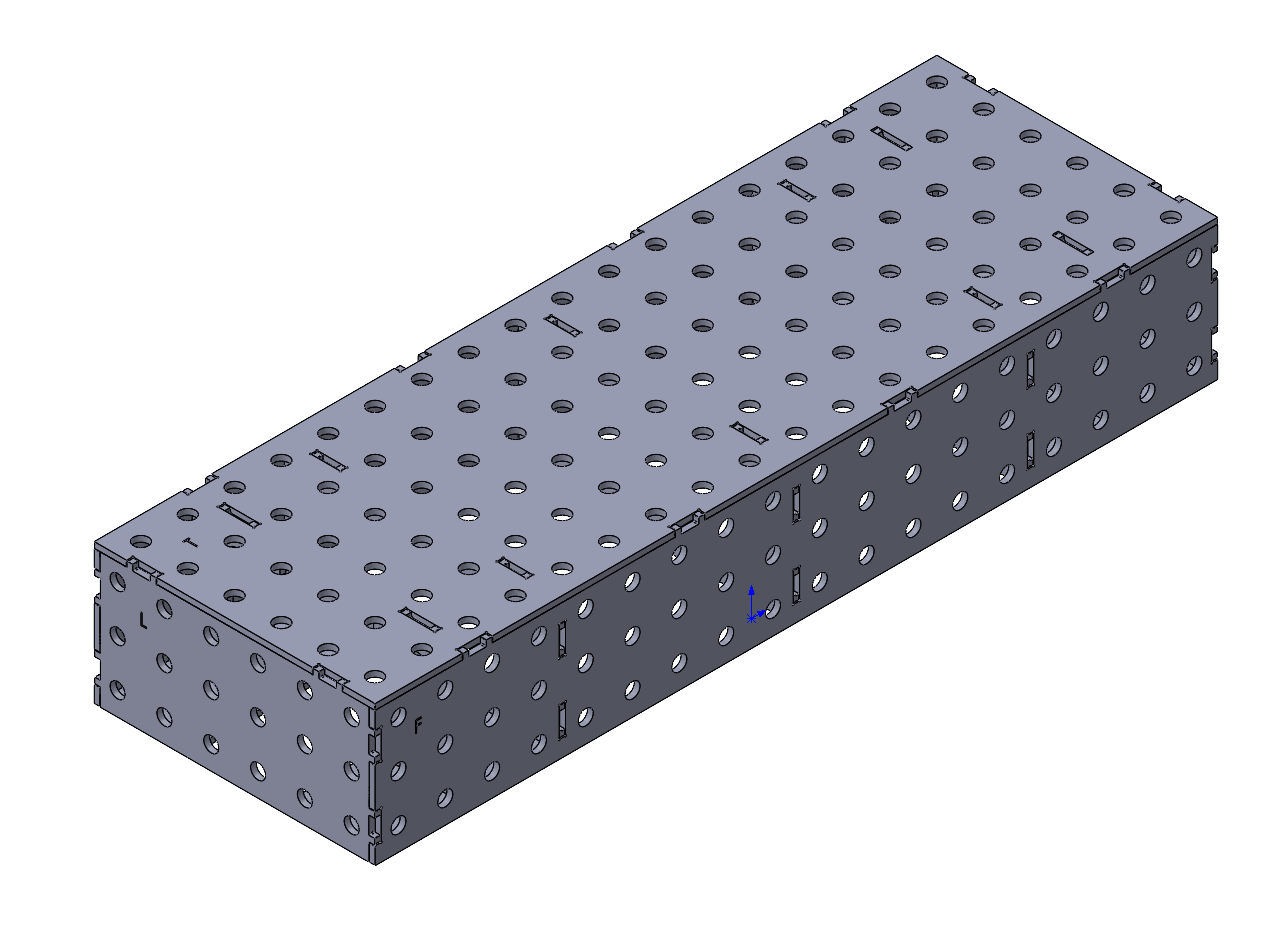 12" x 36" x 6" Modular Fixture Table