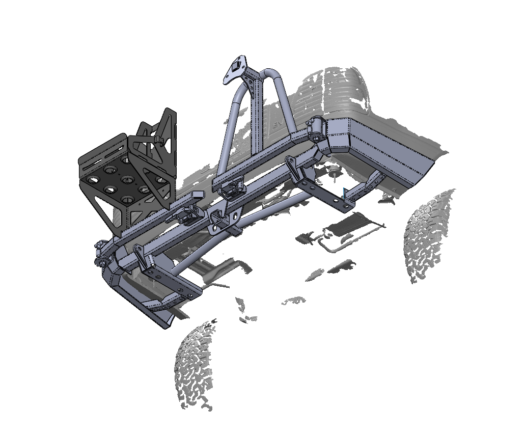 NightHawk 100 Rear Bumper