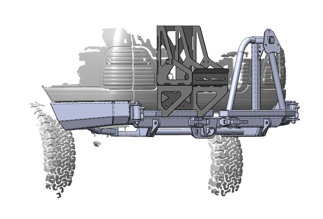 NightHawk 100 Rear Bumper
